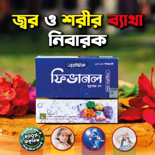 Fevanol 100 Tablets Box